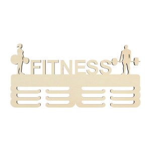 Medaillenaufhänger mit dem Namen Fitness
